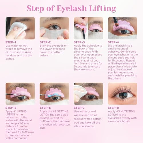Libeauty Lash Lift Kit – Professional Eyelash Perm with Glue Balm