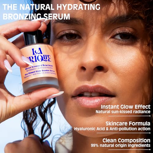 La Crique Bronzing Face Serum - Hydrating Glow Drops, 1 fl oz