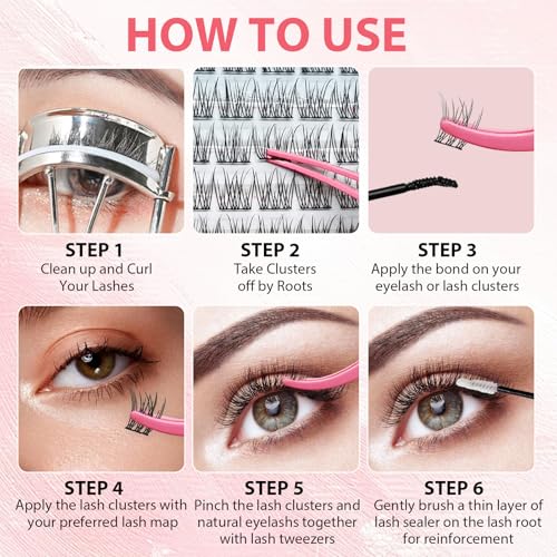 Lash Clusters Eyelash Extension Kit 9-12mm DIY