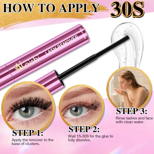 Lash Glue Remover for Extensions & Clusters - 30 Second Formula
