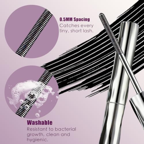 Iron Wand Mascara - Metal Wand, Waterproof & Clump-Free