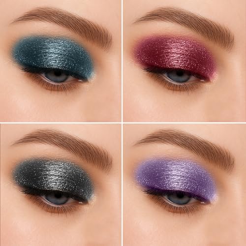 Profusion Cosmetics 9-Color Pressed Glitter Eyeshadow Palette Rose