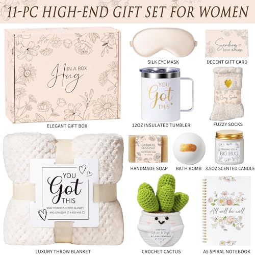 Get Well Soon Gift Basket for Women Spa & Self-Care Recovery Package