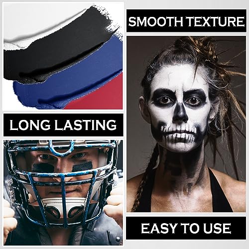 Eye Black Stick Green Face Body Paint Football Baseball Softball Matte Lipstick Makeup For Sports Halloween Clown Makeup Cosplay Parties 05# Green