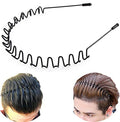Metal Hair Band Non-Slip Headband for Men & Women Sports