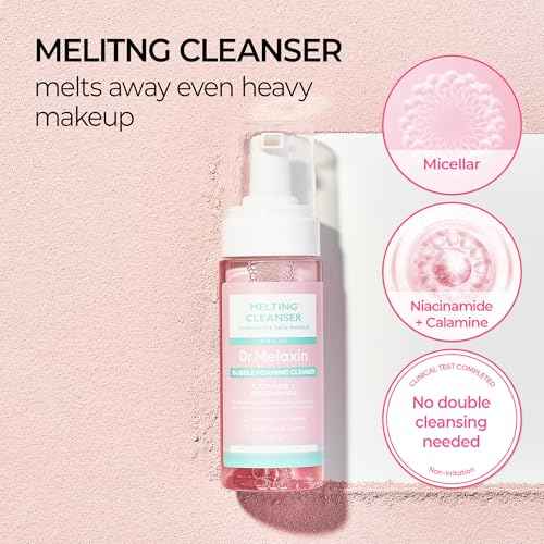 Dr.Melaxin Melting Cleanser - Hypoallergenic Makeup remover with Quick Bubble, Deep Pore Cleansing for all skin type, 150ml