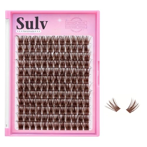 SULV Lash Clusters 144Pcs D Curl 8-20mm Eyelash Extensions