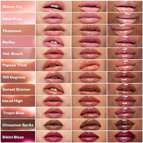 Kosas Wet Stick Moisturizing Shiny Sheer Lipstick with Ceramides, Hyaluronic acid, Peptides and Mango Butter - Soothes, Softens, and Moisturizes Lips – Bikini Blaze