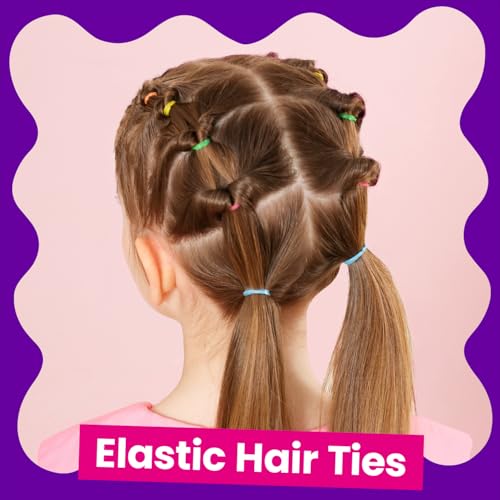 1500PCS Hair Bands 24 Colors - Elastic Toddler Hair Ties Set
