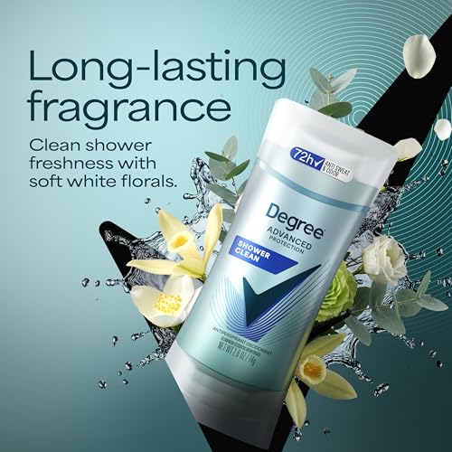 Degree Advanced Protection Antiperspirant Deodorant Shower Clean 72H - 2.6 oz