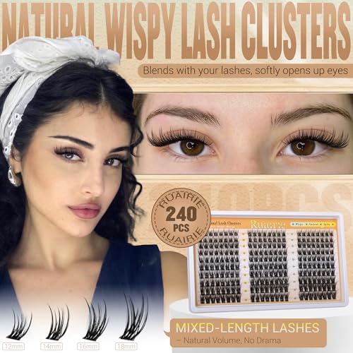 Manga Lash Clusters 10-16mm Wispy C-Curl Eyelash Extensions
