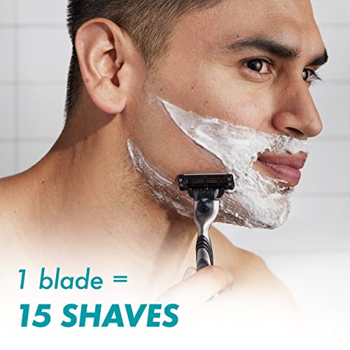 Gillette Mach3 Razor Refills for Men, 4 Razor Blade Refills (Pack of 2)