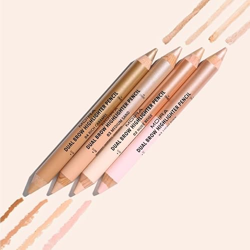 Moira Dual Brow Highlighter Pencil (001, Light Pink)
