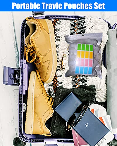 17-Piece Travel Toiletry Pouches, TSA-Approved Leak-Proof