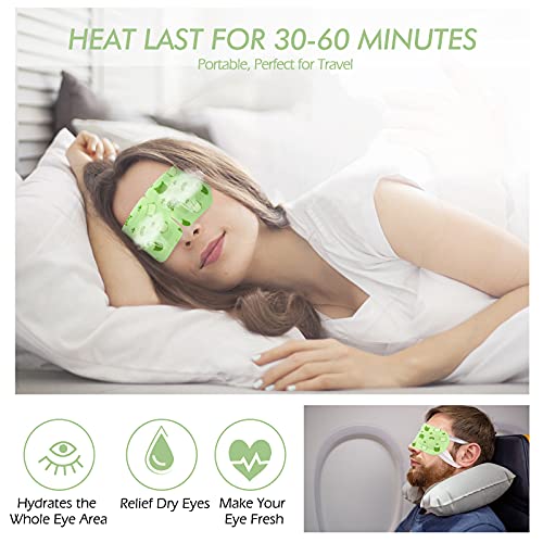 Jekeno Steam Eye Mask 16-Pack | Heated Self-Warming Compress