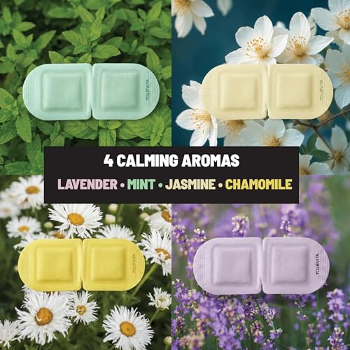 Steam Eye Mask, 20 Pack Self-Heating Disposable Warm Eye Masks for Relaxation & Comfort, Lavender, Mint, Jasmine & Chamomile Aromas, Spa Sleep Mask, Travel Essentials
