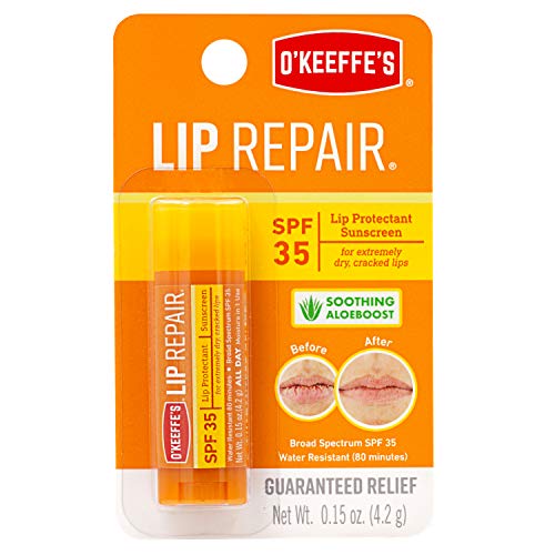 O'Keeffe's Lip Repair SPF 35 Lip Balm Stick, (Pack of 2)