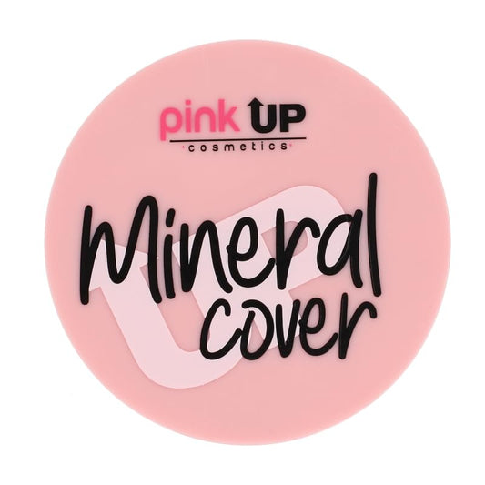 PINK UP Mineral Cover Compact Powder| Make Up| Setting Powder| Pressed Powder| Face Make Up |Long-lasting| Full coverage| Does not clog skin pores| Model PKM500