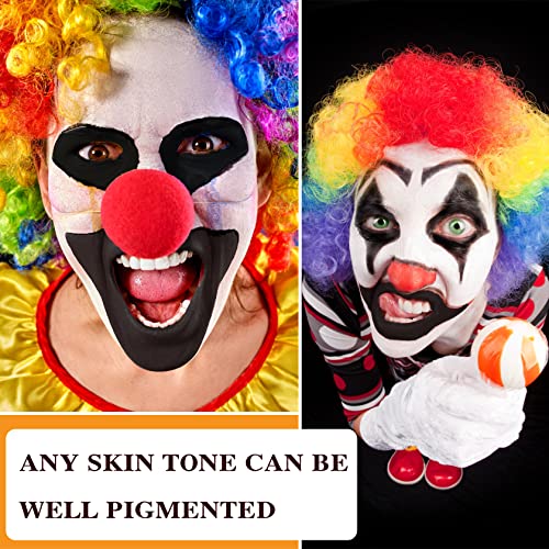 Face Body Nose Paint Stick, Clown Makeup Black Cream-Blendable, Waterproof Eyeblack, Long Lasting Professional SFX Cosplay Festival Stage Halloween Makeup