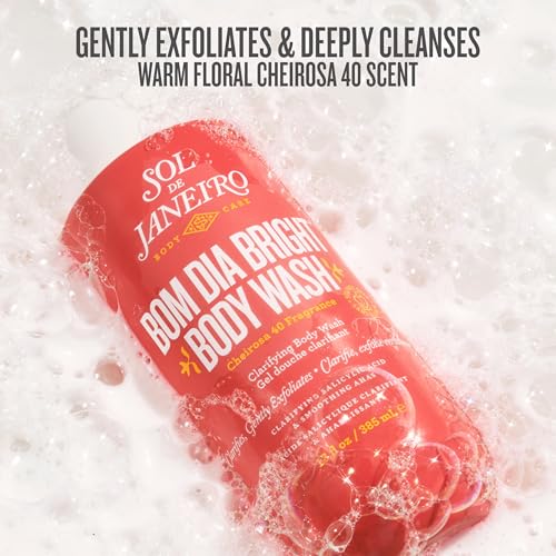 Sol de Janeiro Scent Your Shower Travel Size Quad | Benefit Packed Body Wash Discovery Set | Brazilian Play, Beija Flor, Bom Dia, Delicia Drench | 3 fl oz.
