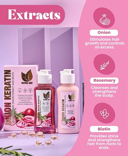 Onion Keratin Anti-Frizz Smoothing Treatment Duo Set
