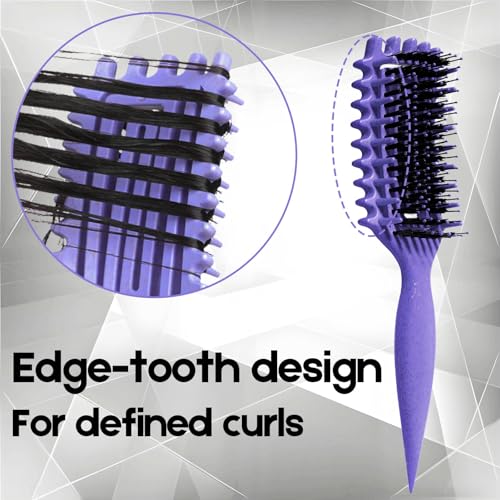 Curl Defining Brush for Detangling & Shaping Curly Hair