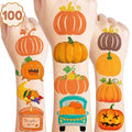 Pumpkin Temporary Tattoos 10 Sheets 100 PCS
