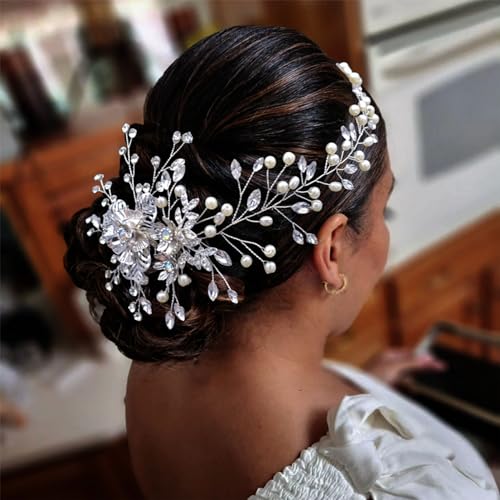 Rhinestone Bridal Hair Comb - Wedding Headpiece for Brides