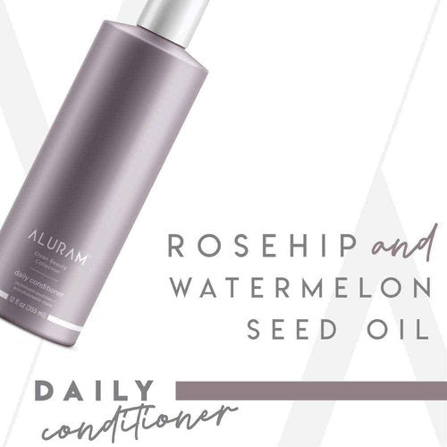 ALURAM Coconut Water Based Daily Hair Shampoo & Conditioner Set, 12 Fl Oz