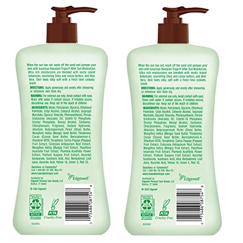 Hawaiian Tropic Sheer Touch Ultra Radiance SPF 50 Sunscreen Twin Pack with Lime Coolada After Sun Lotion Twin Pack