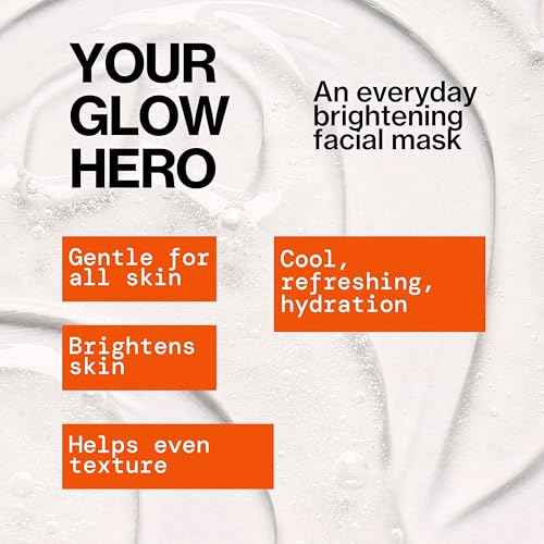 Pacifica Sheet Face Mask - 6 Pack - Glow Baby Brightening Facial Mask w/Vitamin C, Aloe & Kelp ? Cooling Mask for Dark Spots & Fine Lines - Clean Beauty Vegan & Cruelty-Free Dermatologist Tested