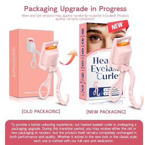 Heated Eyelash Curler - 5s Fast Heat, 24H Curl, Type-C Charge
