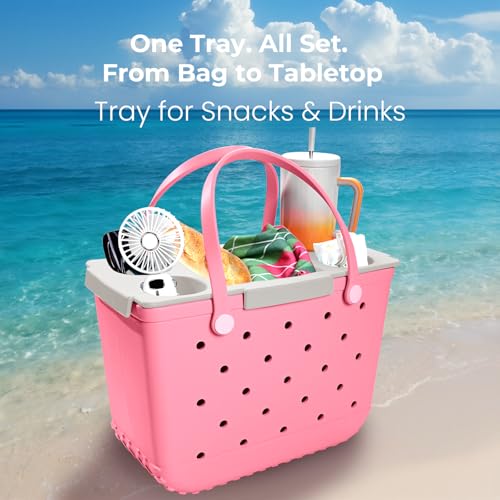 Bogg Bag Large Tote Topper Tray with Cup Holder & Organizer