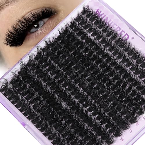 Winifred 80D Mink Cluster Lashes - 240pc Wispy Extensions
