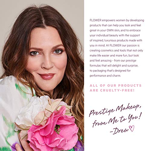 FLOWER BEAUTY By Drew Barrymore Petal Pout Lipstick - Nourishing + Highly Pigmented Lip Color - Infused with Antioxidants (Pink Orchid)