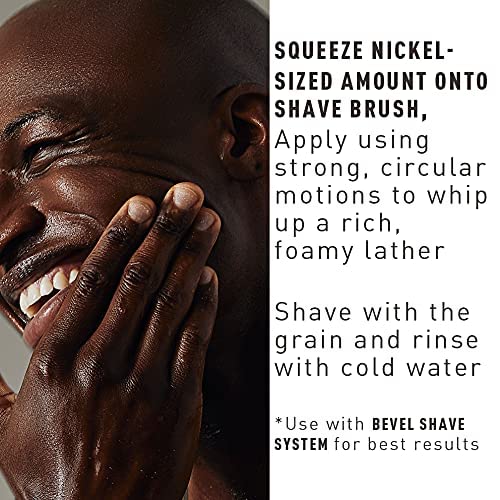 Bevel Shaving Cream for Men, Moisturizing Shave with Aloe Vera