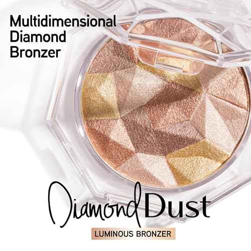 Physicians Formula Mineral Wear Diamond Dust, Vitamin E Mineral Weightless Powder and Serum Hybrid, Warm Radiant Finish, Vegan, Talc-Free, Cruelty-Free - Luminous Bronzer