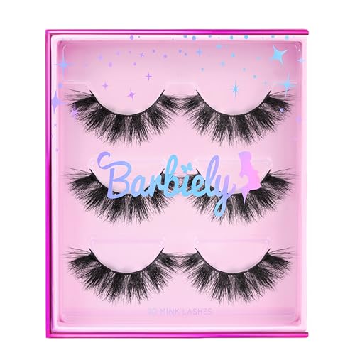 18mm Mink False Eyelashes 3D Fluffy Dramatic Winged Lashes