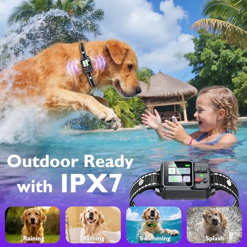 GPS Wireless Dog Fence System with Adjustable Range up to 6561ft