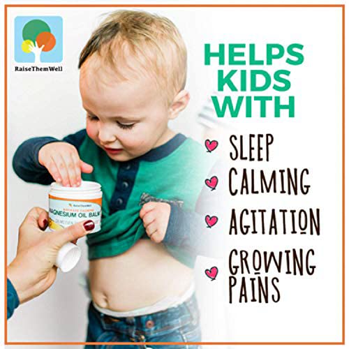 Raise Them Well Kid-Safe Calming Magnesium Oil Balm | 4 fl oz