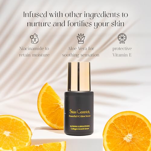 Powerful VC Glow Serum for Enhanced Skin Radiance with 3-O-Ethyl Ascorbic Acid and Vitamin E