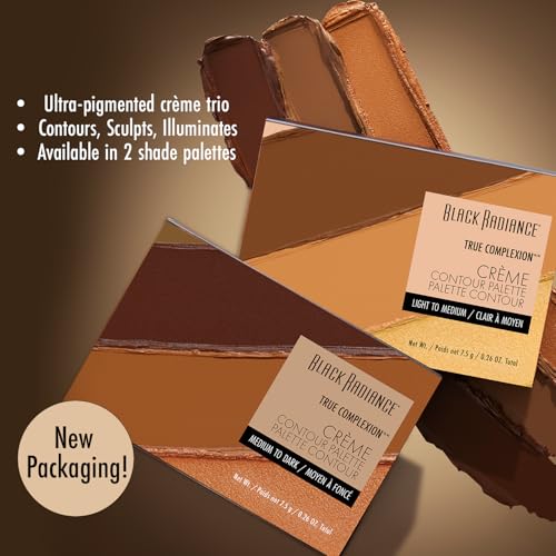 Black Radiance Creme Contour Palette Medium to Dark