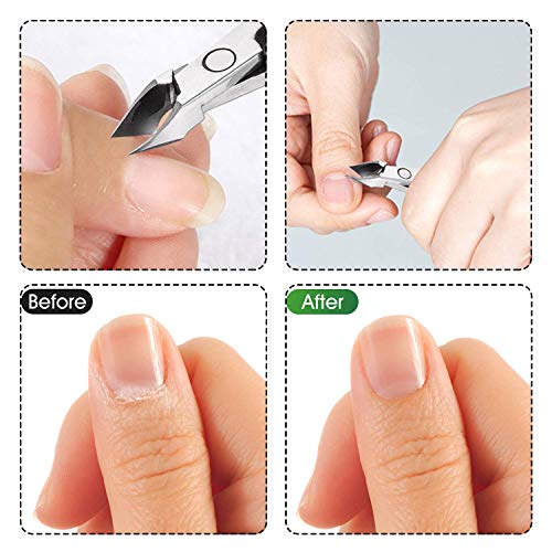 opove X7 Professional 3/4 Jaw Cuticle Nippers & Trimmer, Space Gray