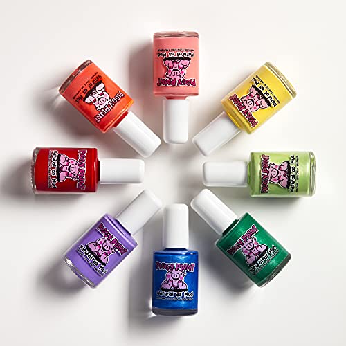 Piggy Paint | 100% Non-Toxic Girls Nail Polish | Safe, Cruelty-free, Vegan, & Low Odor for Kids | PINKie Promise