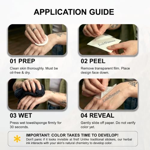 Tribal Armband Temporary Tattoo - Waterproof, Lasts 1-2 Weeks