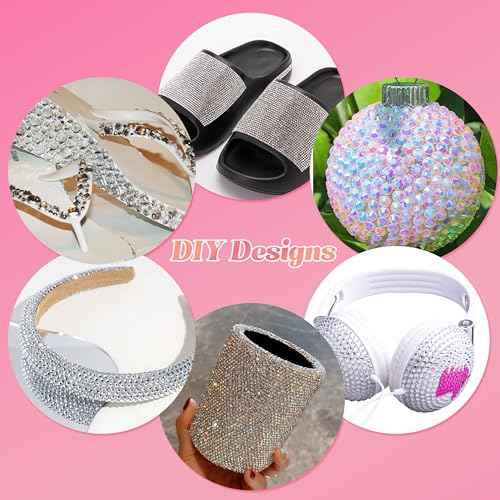 22000 Pcs White Flatback Pearls and Rhinestones for Crafting, Resin Rhinestones Gems Pearls for Bedazzling, Mixed Size 3-6mm Half Pearl Gems for Nails Face Eyes Makeup Bottles Shoes DIY Crafts