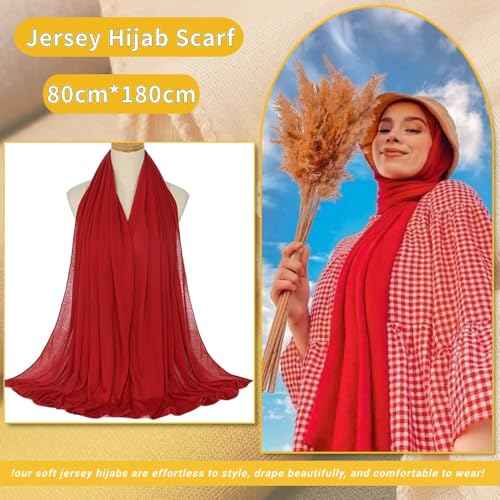 Head Wraps for Women Long Headwraps Hijabs Scarf Large Headscarf Stretch Tie Hair Headbands