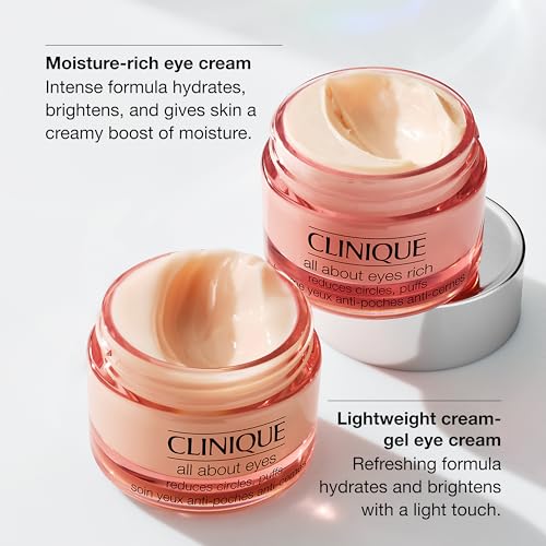 Clinique All About Eyes Cream Duo – Vitamin C & Hyaluronic Acid
