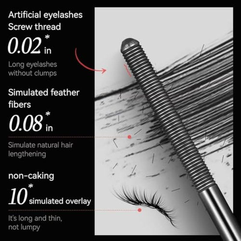 Iron Wand Waterproof Mascara | 3D Volume Curl | Buildable Tubing Formula