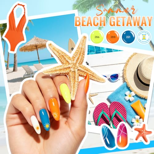 VANREESA 95-Piece Gel Nail Polish Kit with 48W UV Light and Electric Drill